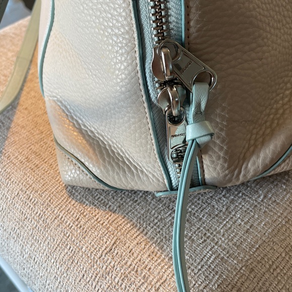 Coach Restored Bleecker Preston Satchel — Light Beige with Mint Trim - Picture 6 of 11